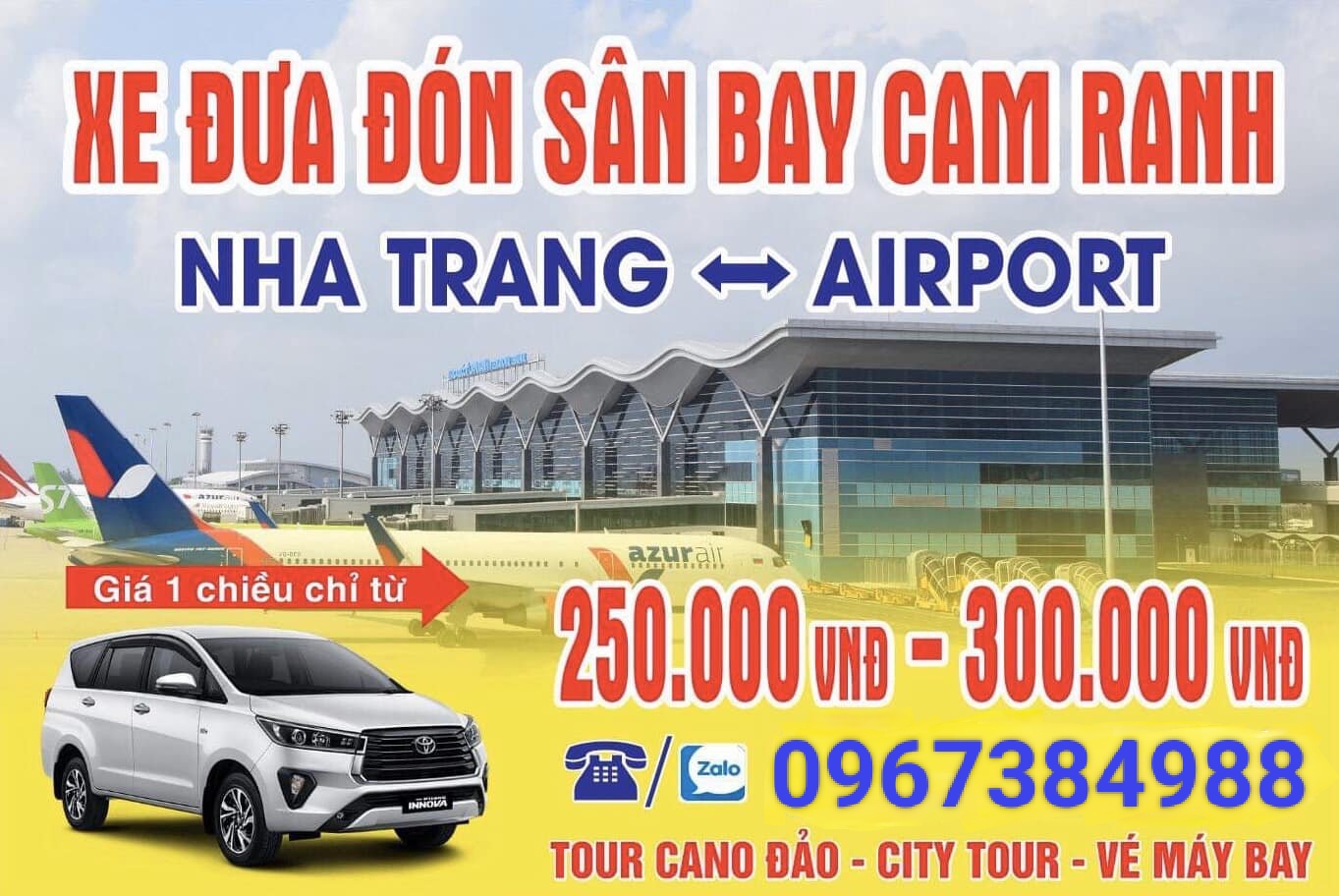 Xe đưa đón sân bay cam ranh